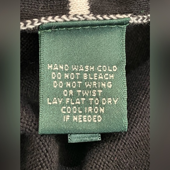 Lauren Ralph Lauren Black White Plaid Zip Up Jacket Sweater Cardigan 1X.‎ - Picture 4 of 6